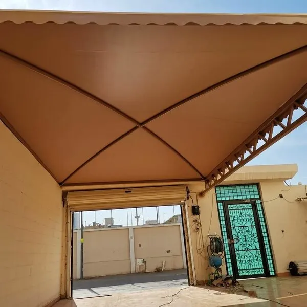 مظلات احواش بالرياض مظلات نصف دائرة الرياض مظلات قماشية الرياض